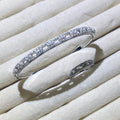 Antique Pearl Weave Silver Bangle and Ring set