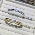 Chain of Vow diamond 💍 Gold& Silver Bangle and ring set