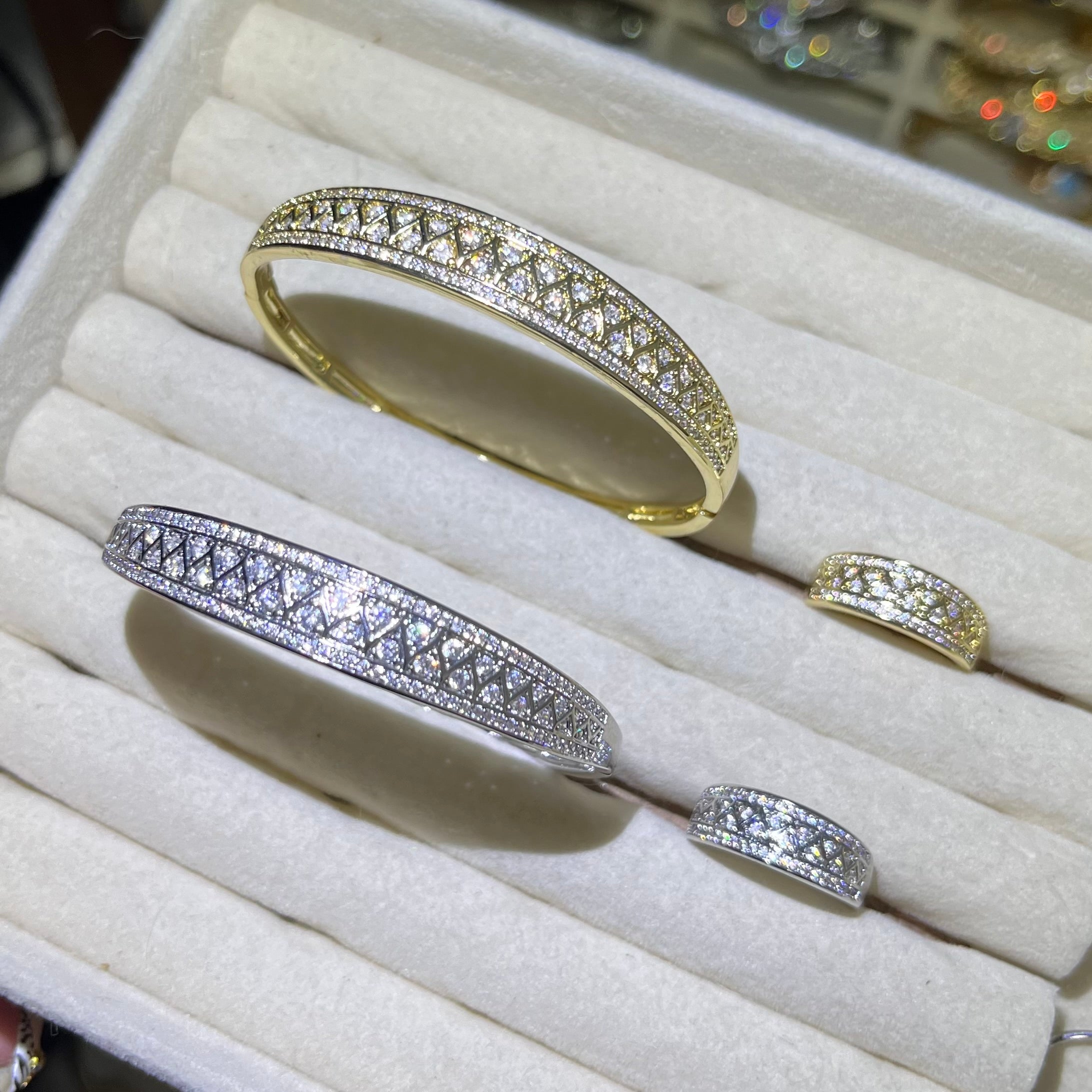 Prism Sparkle Golden & Silver set