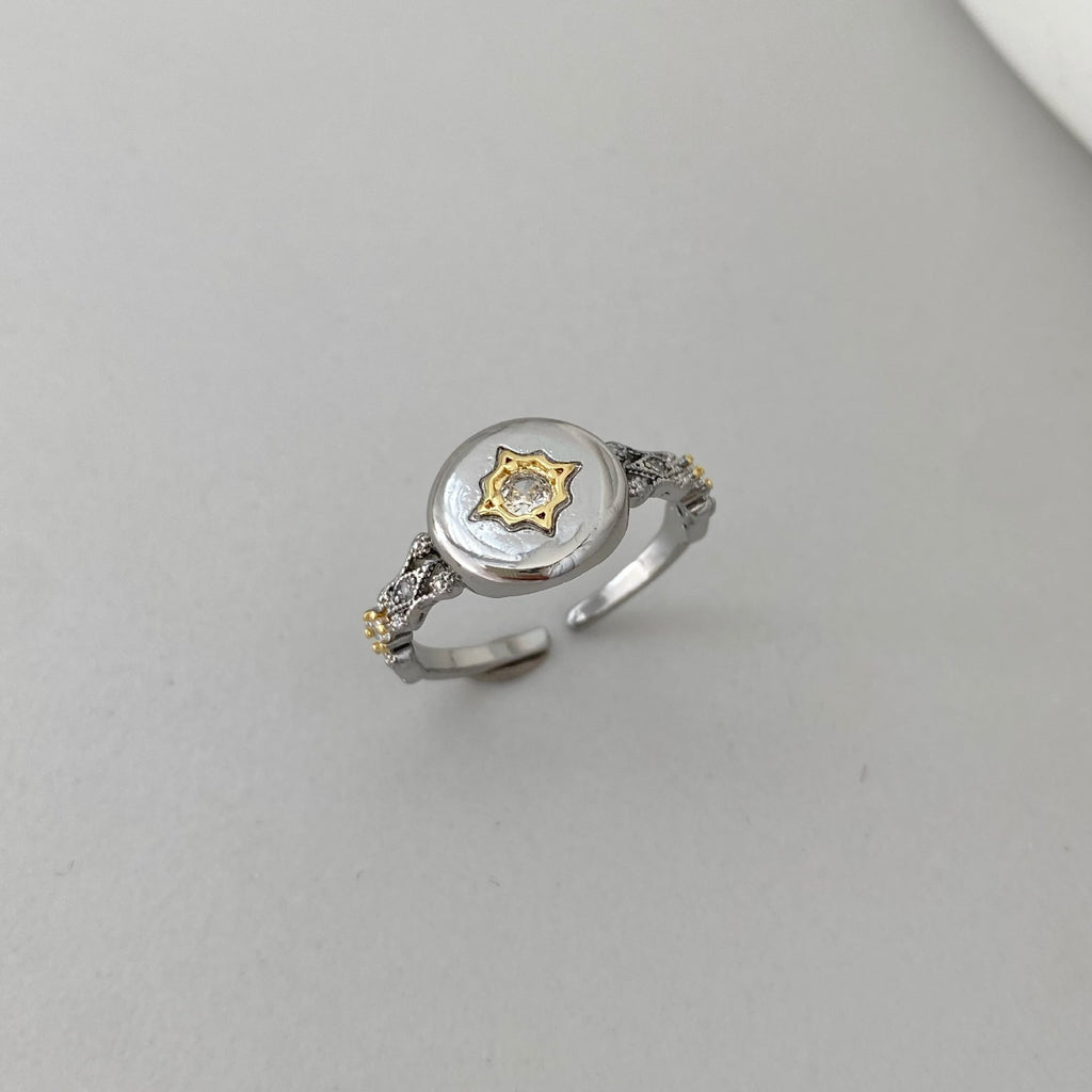 Starburst Filigree Bangle and Ring set|Gold & Silver
