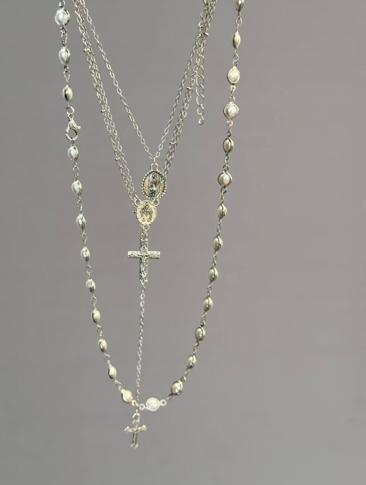 Vintage cross layer necklace | buy one get four
